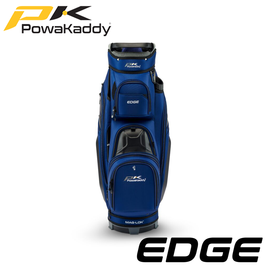 Powakaddy-Edge-Golf-Bag-Navy-Blue-Black-Front