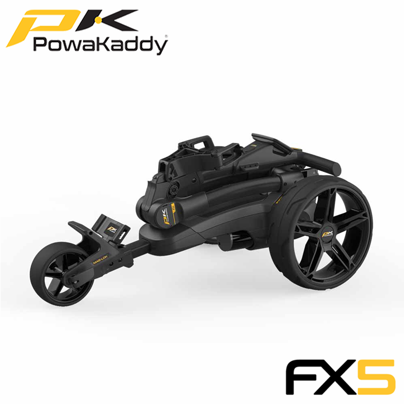 Powakaddy-FX-5-Stealth-Black-Folded-Side