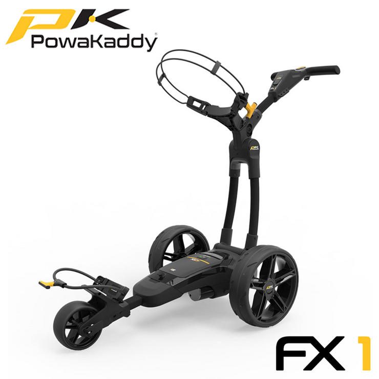 Powakaddy-FX1-StealthBlack-Angled
