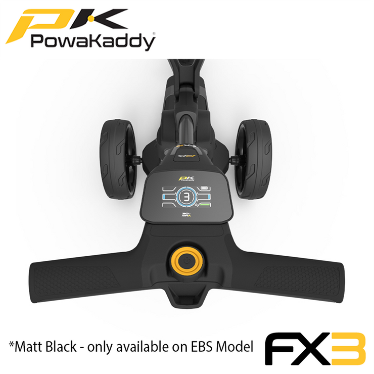 Powakaddy-FX3-EBS-Matt-Black-Handle-Above