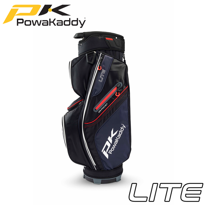 Powakaddy-Lite-Golf-Bag-Black-White-Red-Side
