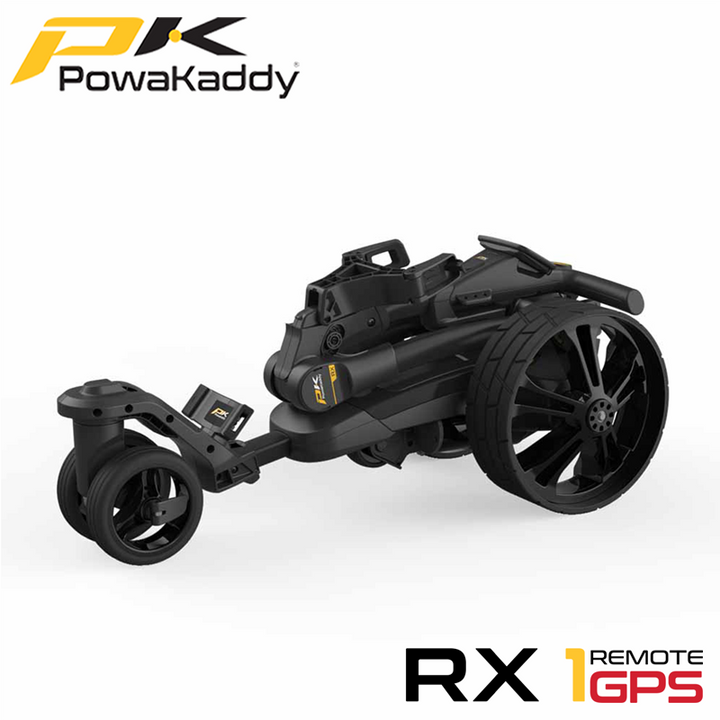 Powakaddy-RX1-GPS-Remote-Stealth-Black-Folded-Angled