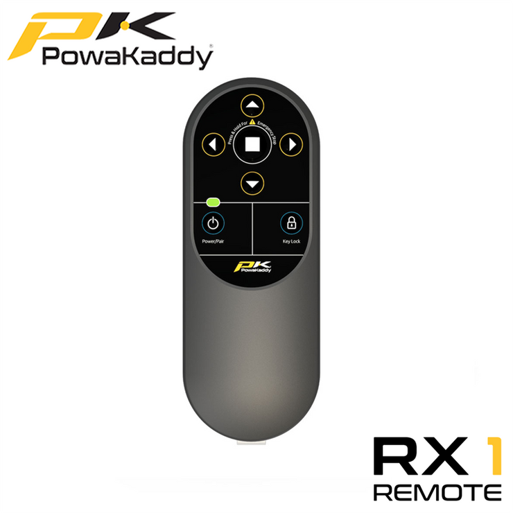 Powakaddy-RX1-Remote-Stealth-Black-Handset