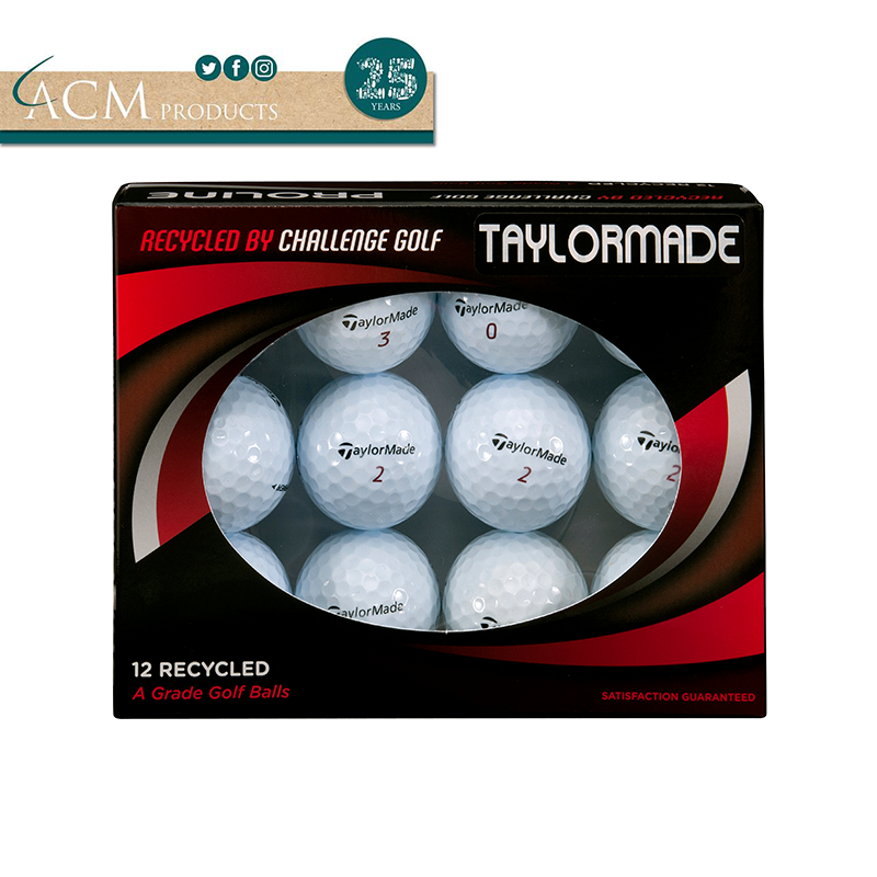 ACM Products Taylormade Recycled Grade A Golf Balls (12 Balls)