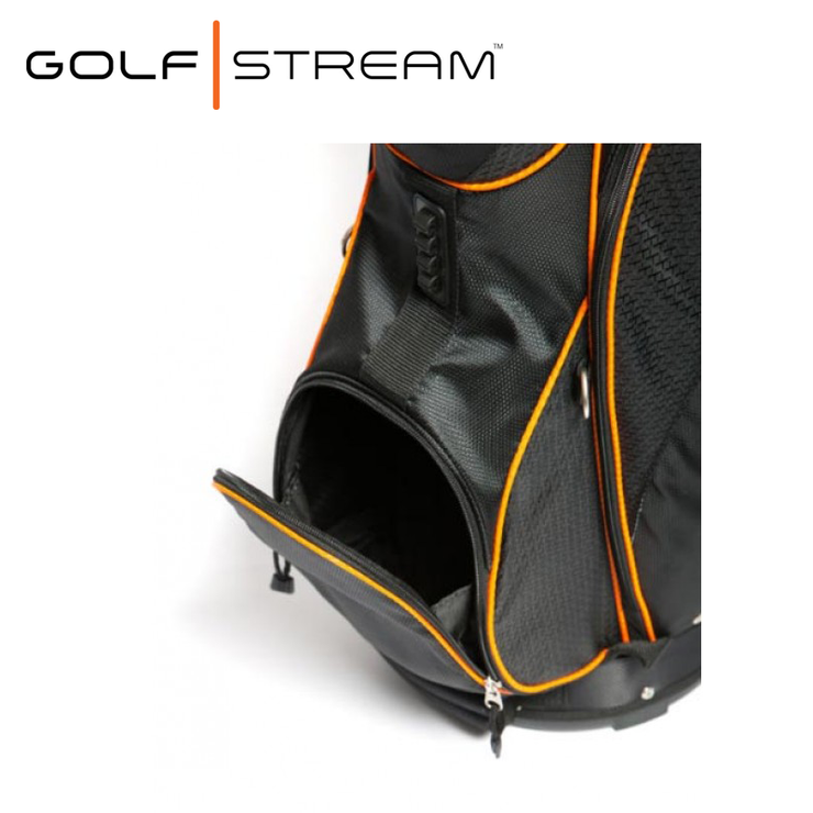 Golfstream Luxury Golf Bag LITE BLACK Pocket