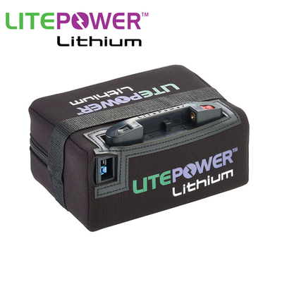 LitePower Standard Lithium 16ah Battery & Charger (18 Hole)