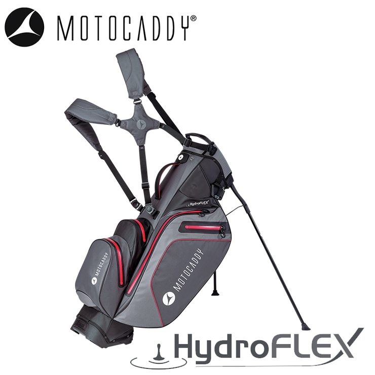 Motocaddy-HydroFLEX-Golf-Bag-Strap-Red