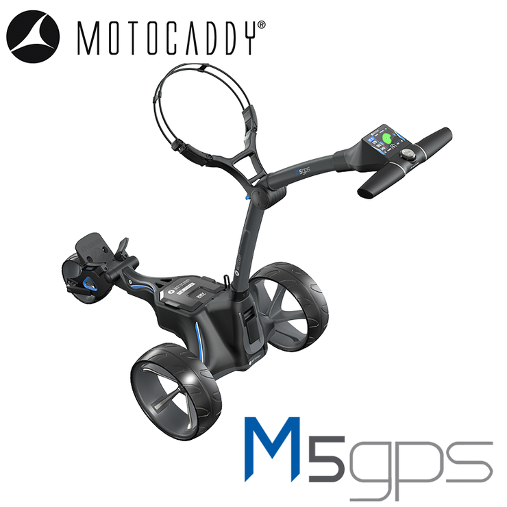 Motocaddy-M5-GPS-Graphite-Angled-Above