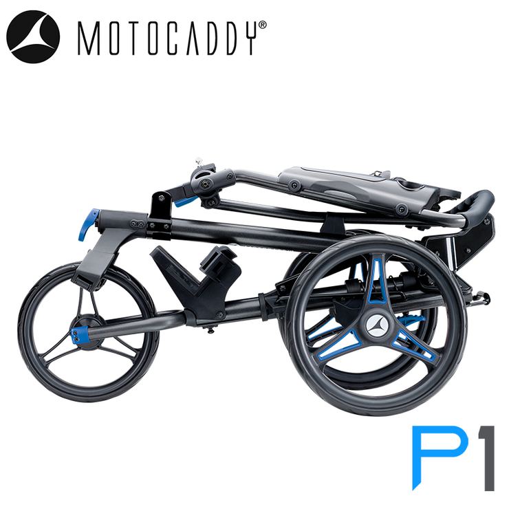 Motocaddy-P1-2020-Blue-Folded