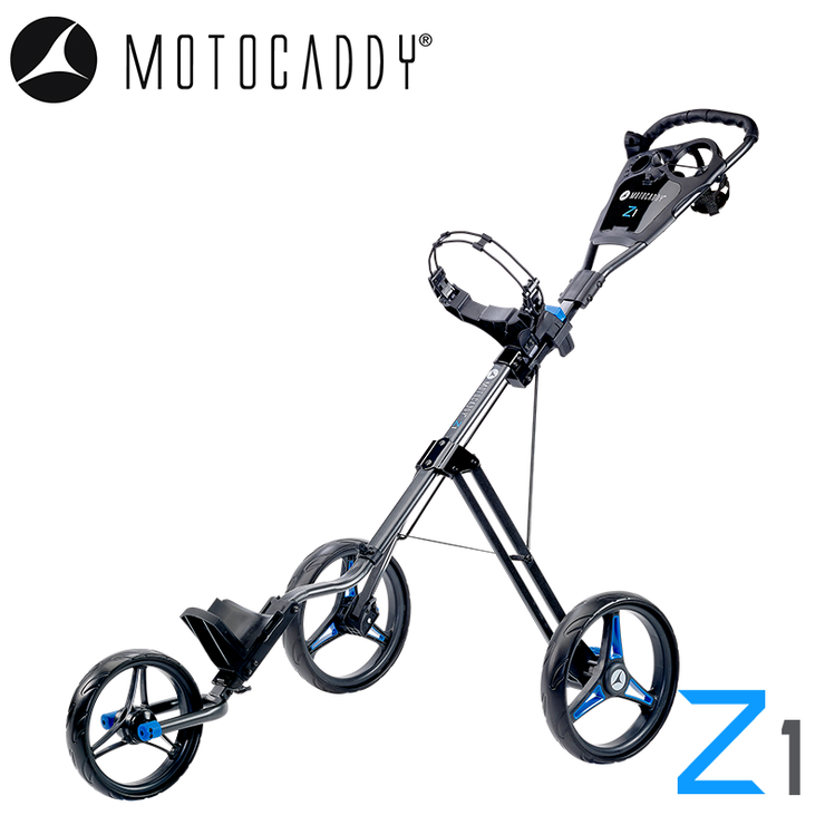 Motocaddy-Z1-Trolley-2020-Blue-Angled