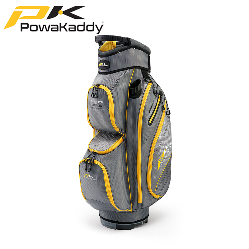 Powakaddy-DLX-Lite-Bag-Gun-Metail-Yellow
