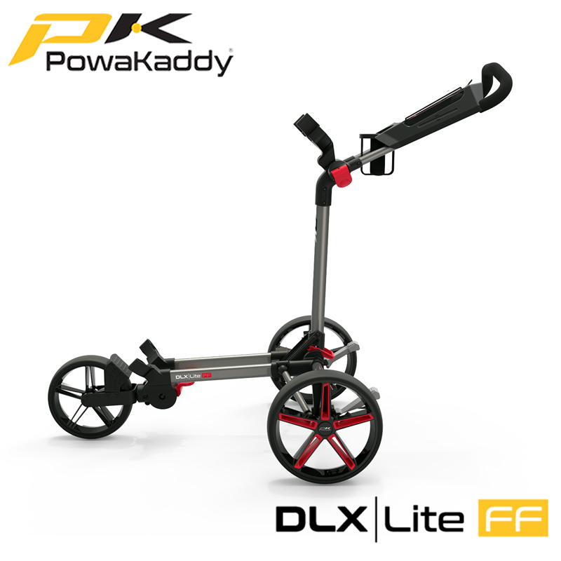 Powakaddy-DLX-Push-Gunmetal-Red-Side