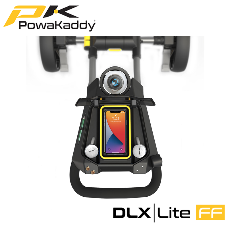 Powakaddy-DLX-Push-Gunmetal-Yellow-Handle