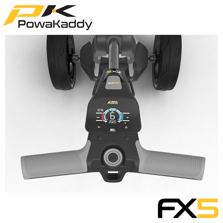 Powakaddy-FX5-Graphite-Handle-Above