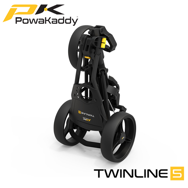 Powakaddy-Twinline5-Push-Black-Folded-Angled