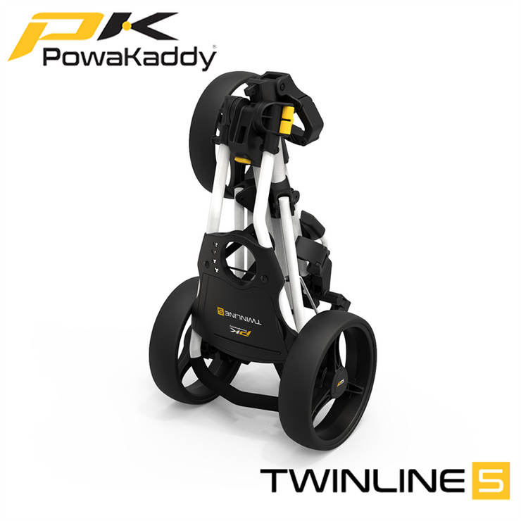 Powakaddy-Twinline5-Push-White-Folded-Angled